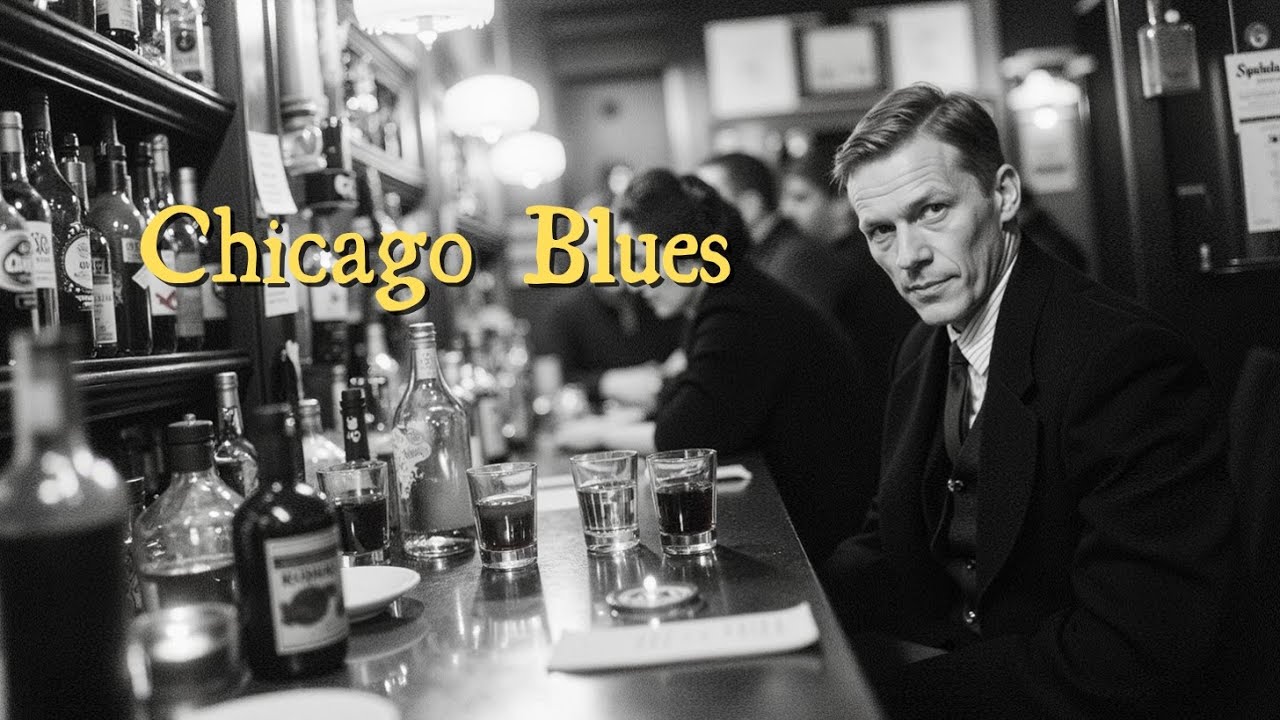 Chicago Night Scene | Расслабляющий медленный блюз и атмосфера виски-бара