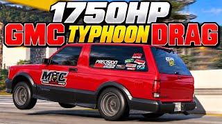 FORZA HORIZON 6 | 1750HP GMC TYPHOON 🚀 Drag Build & Tune!