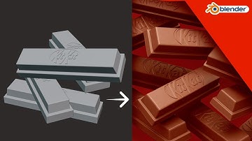 KitKat Chocolate Model in Blender 4.2 #BlenderTutorial #3DModeling
