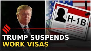 US President Trump suspends work visas, including H-1B, till year end