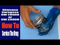 Shimano Saragosa SW20000 or SW25000 Fishing Reel - How To Service The Drag