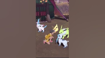 SHINY EEVEE ALL EVOLUTION #Shorts #shinyeevee #pokemonlegendsarceus