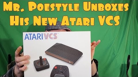 Mr. Poestyle Unboxes His New Atari VCS The 50-50-50 Event