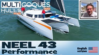 NEEL 43 PERFORMANCE Trimaran  Boat Review Teaser  Multihulls World