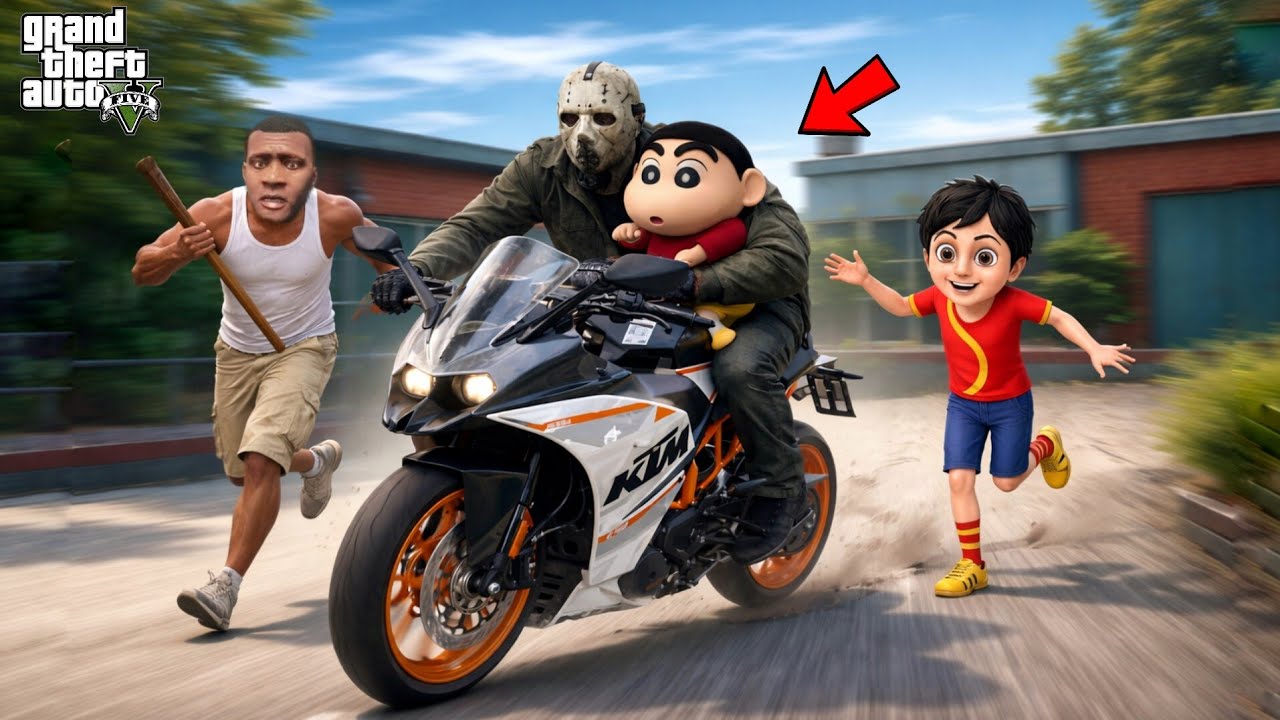 GTA 5 : GHOST KILLER KIDNAPPED SHINCHAN 