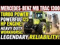 Mercedes Benz MB Trac 1300 in Action with Vintage Deutz Fahr Tractor | Farming in the Fields