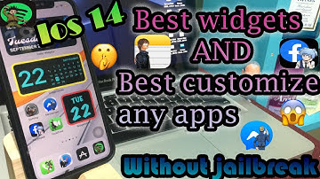 How to customize ios 14 App icon and widget (without jailbreak) සිංහලෙන්