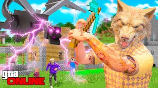 24 HOURS IN THE WORLD OF MINCRAFT CHALLENGE PART 2! - CHALLENGES IN GTA 5 ONLINE