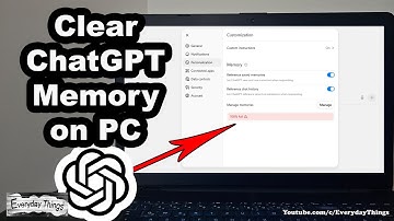 How to Clear ChatGPT Memory on PC