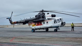 Mi-8 of Naryan-Mar United Air Squadron | Flight from Naryan-Mar to Amderma via Ust-Kara Village