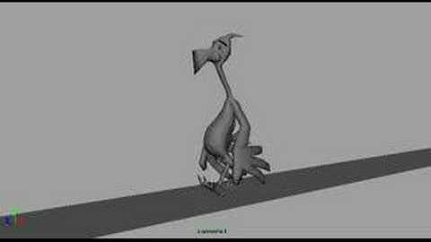 Steven Seagull walk cycle