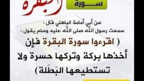سورة البقرة كاملة محمد الجابري الحياني المغرب