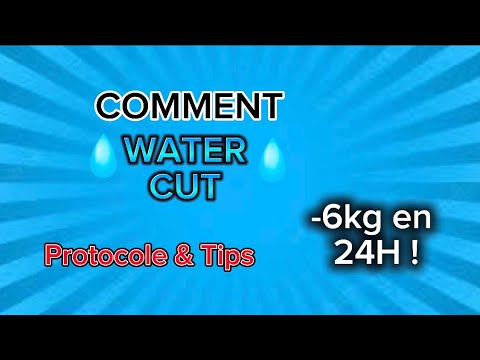 La méthode qui m’a permis de perdre 6kg en 24h ( WATER CUT )