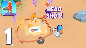 Z Bunker 3D - Part 1 Stickmam Zombie War Survival - Gameplay Walkthrough(iOS, Android)