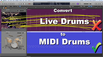 Convert Live Drums to MIDI in Logic Pro X 🥁🥁🥁