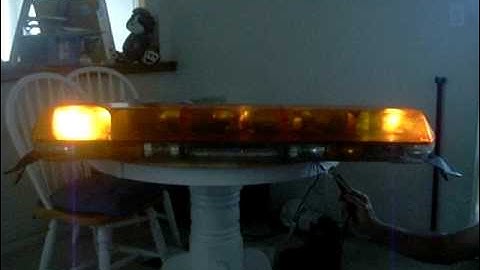 Code 3 light bar amber lenses