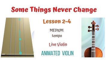 SOME THINGS NEVER CHANGE 🦌 | Frozen 2 | Lesson 2–4 | MEDIUM tempo | Animated Violins & Backing Track