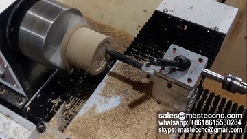 Multifunctional all-in-one CNC Wood Lathe Machine for turning cutting engraving hollowing
