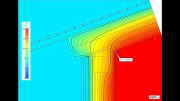 Transient thermal simulation of a timber frame construction detail