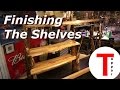 Shelving Finale: Wrapping up the project 4/4 Olive Wood Shelves