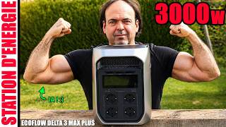 petite mais costaud ! station d'énergie solaire ECOFLOW Delta 3 Max plus 3000w !