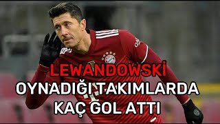 LEWANDOWSKİ OYNADIĞI TAKIMLARDA KAÇ GOL ATTI Resimi