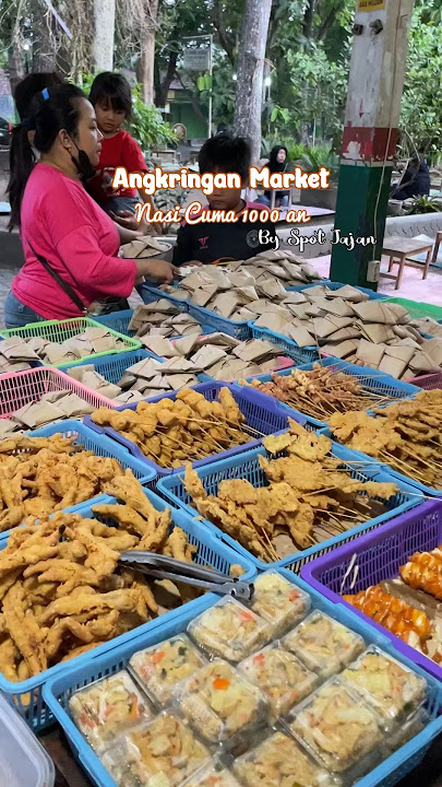 Angkringan yang nasi nya cuma 1000 an di Jogja 😭🙌 #kuliner #jogja