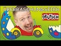Überraschungseier Spielsachen für Kinder | Steve and Maggie Deutsch lDeutsche Geschichten für Kinder