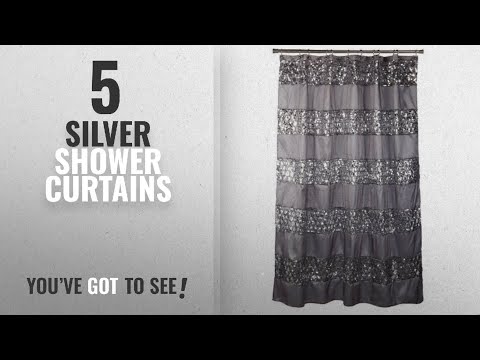 top-10-silver-shower-curtains-[2018]:-popular-bath-"sinatra-silver"-shower-curtain