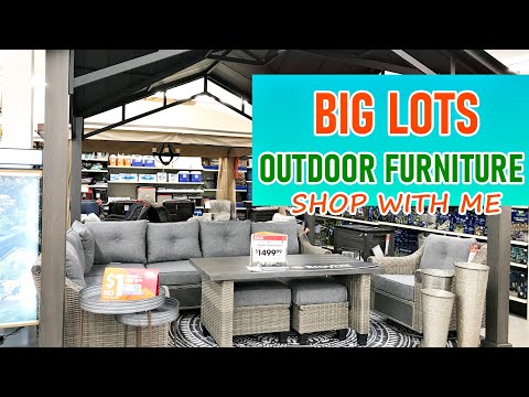 Big Lots Outdoor And Patio Furniture 2020 Shop With Me Youtube