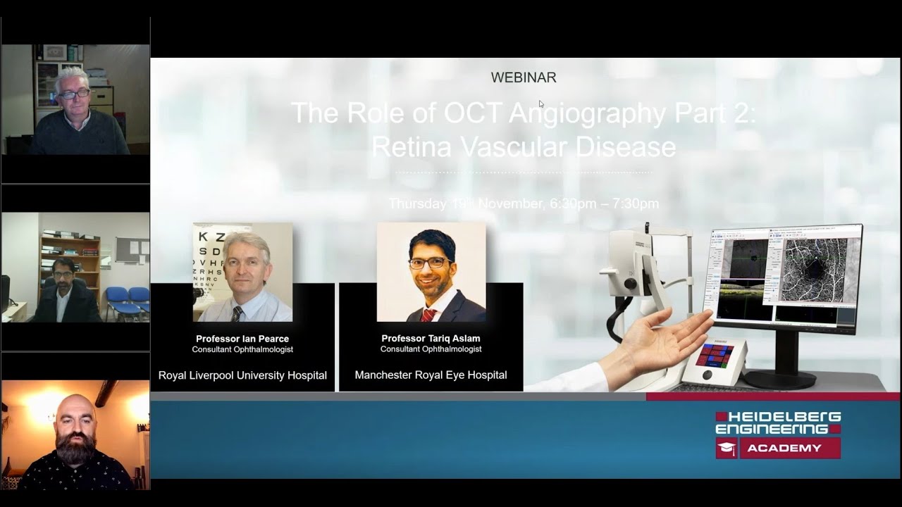 Recorded Webinar: The Role of OCT Angiography Part 2 - Retinal Vascular ...