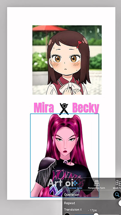 Becky x Mira 🌸!#art #kpopdemonhunters