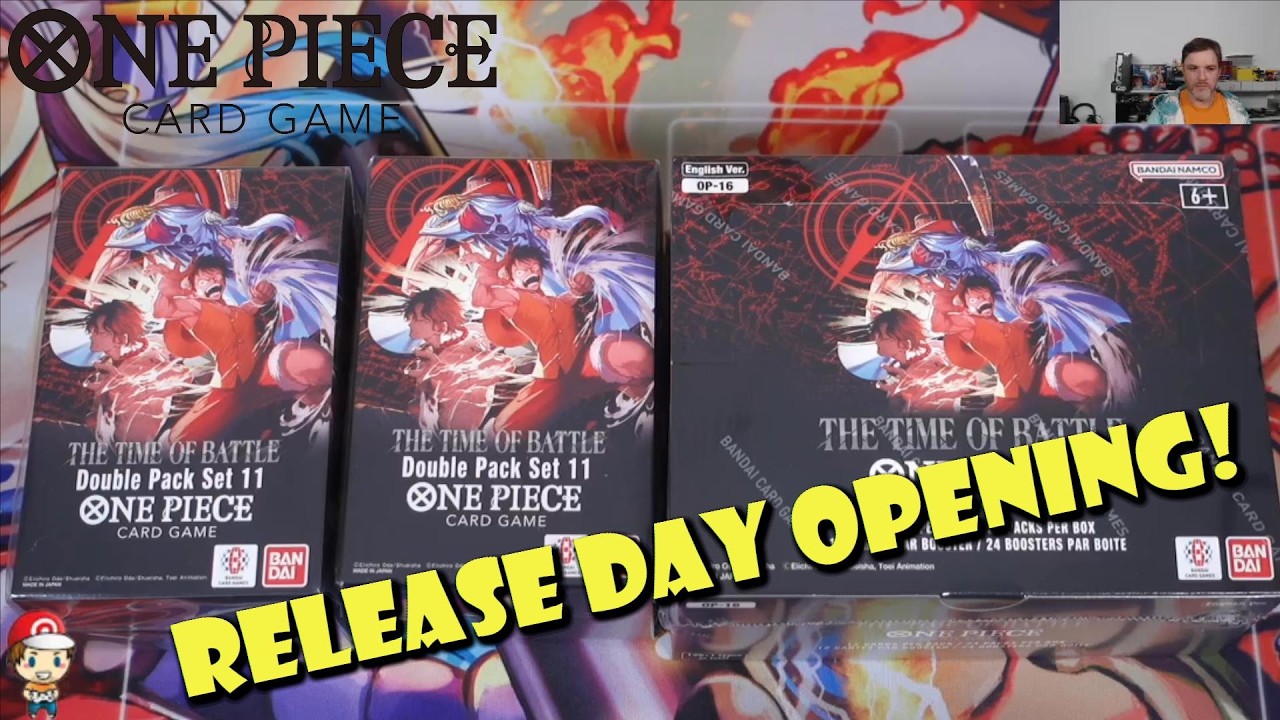 OP-16 (The Time of Battle) Release Day Opening! Booster Box