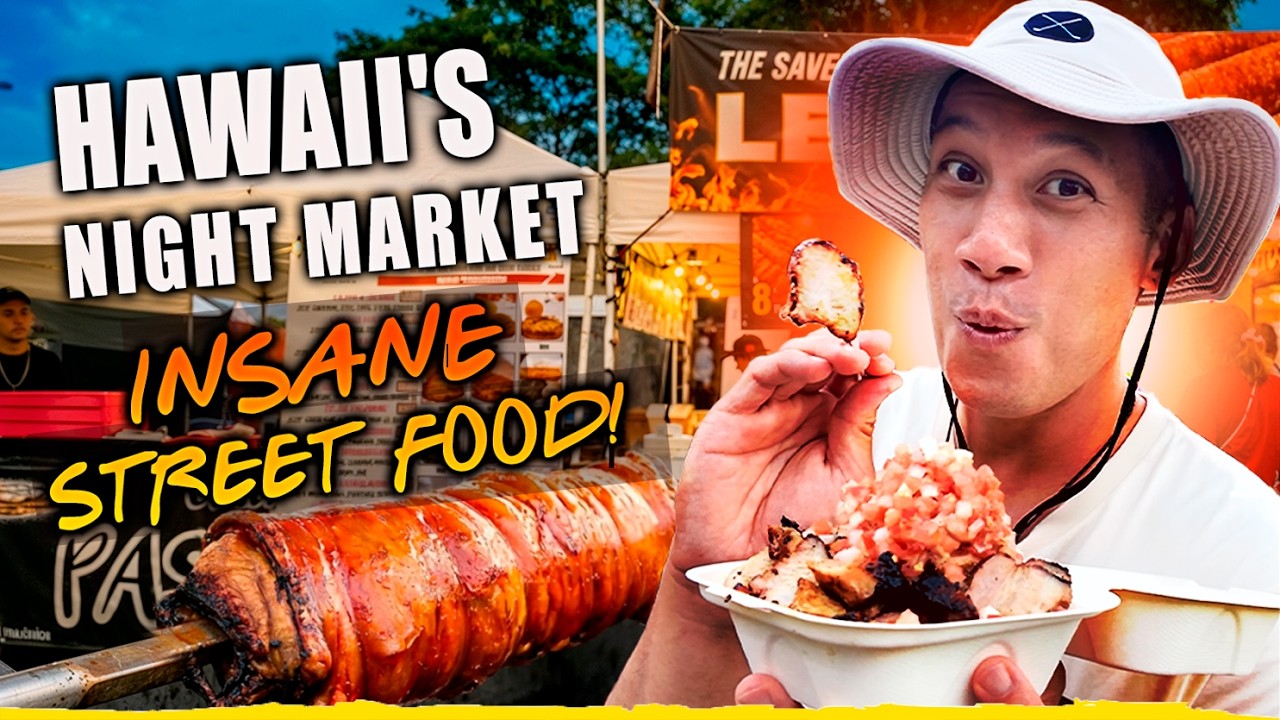 Hawaii's Biggest Night Market: Looking for the Most INSANE Street Food!