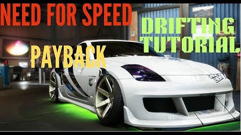 DRIFTING TUTORIAL IN NEED FOR SPEED PAYBACK. (4k Resolution 4K 60FPS PC ULTRA) - No Commentary