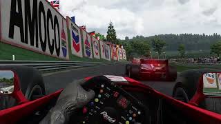 😍 The Most Beautiful Sim Racing Game 😍 1of2 AMS2 Raw Onboard Lap Around Historic Spa - F1 V10