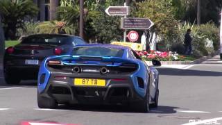 POLICE vs SUPERCARS in Monaco - PURE SOUND!!! GUMBAL