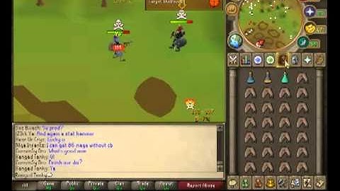 Ranged tanky 99 Def 99 Range 95 Hp 90 Magic