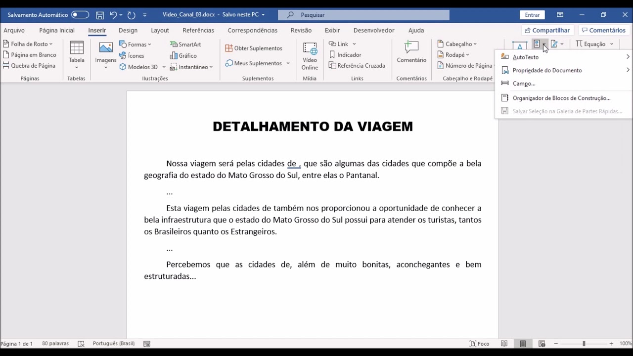 Como formatar uma palavra ou frase automaticamente no Microsoft Word