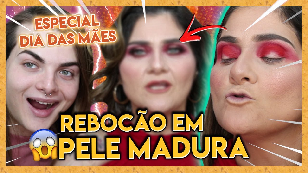 TRANSFORMAÇÃO NA MINHA MÃE + DICAS PARA PELE MADURA 💁🏻‍♀️💅🏻