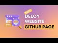 How to Host a Website On Github Pages Easy