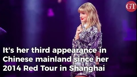 Taylor Swift performs new songs on Double 11 gala