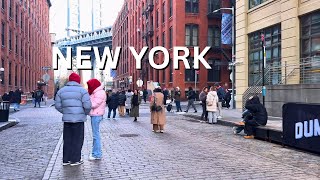 DUMBO Brooklyn 4K Walking Tour | Manhattan Bridge Views, Waterfront Park & Iconic Photo Spot (2026)