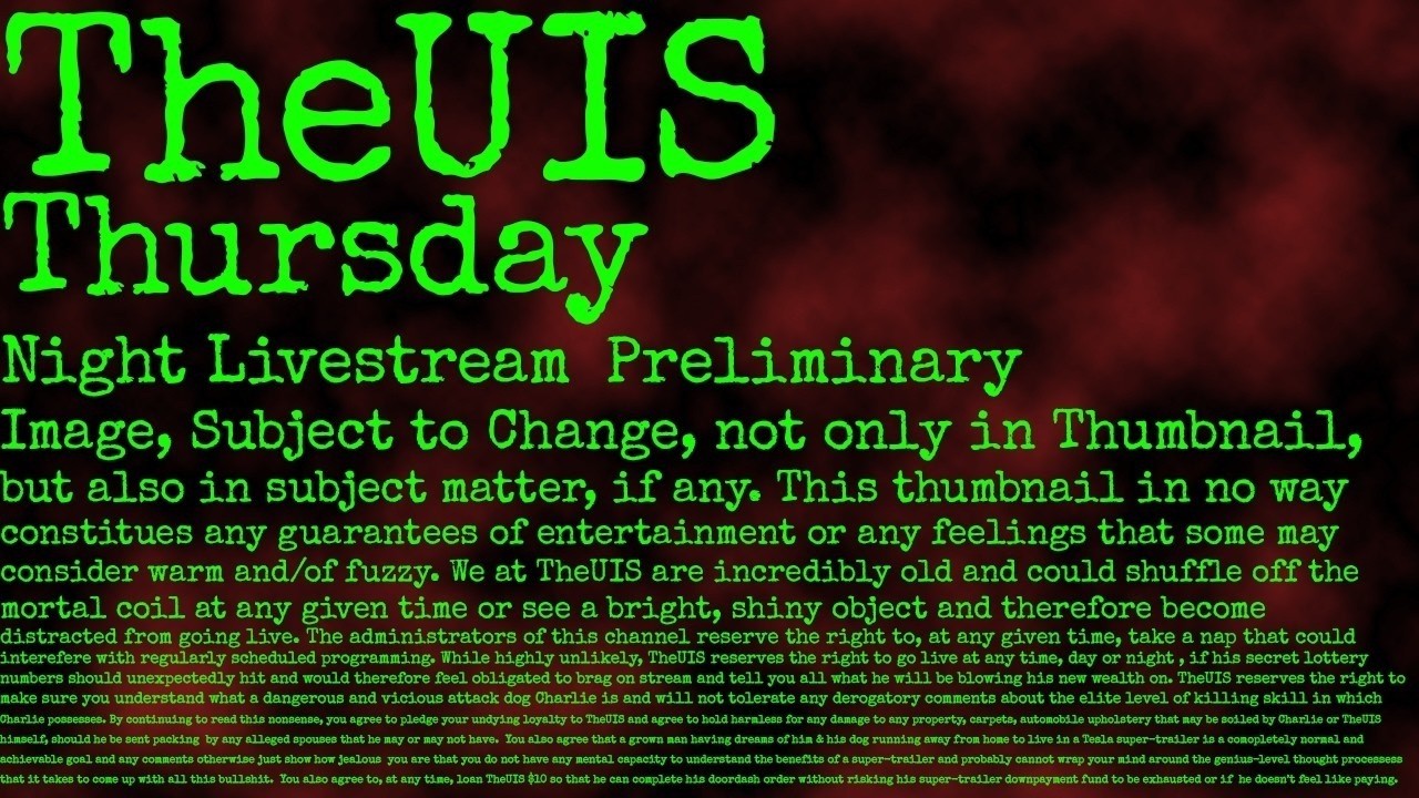 Thursday Disaster - Sponsored/Caused by Streamlabs