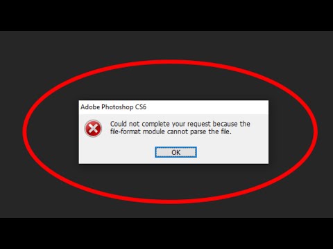 Fix Could Not Complete Your Request Because The File Format Module