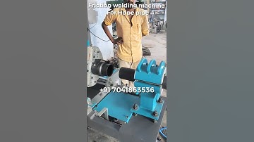 friction welding machine for hdpe sprinkler piper | coupler fitting machine