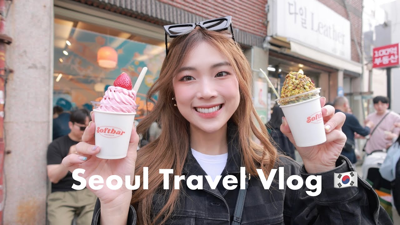 Korea Travel Vlog  Seongsu | shopping | cute cafes | dessert