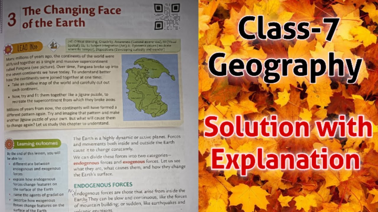 The Changing Face of the Earth/ Class-7/ NCERT/Geography / Social ...