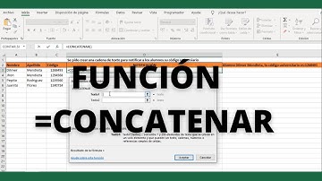 CONCATENAR CELDAS  | UNIR TEXTO DE CELDAS | FUNCIÓN CONCATENAR✅