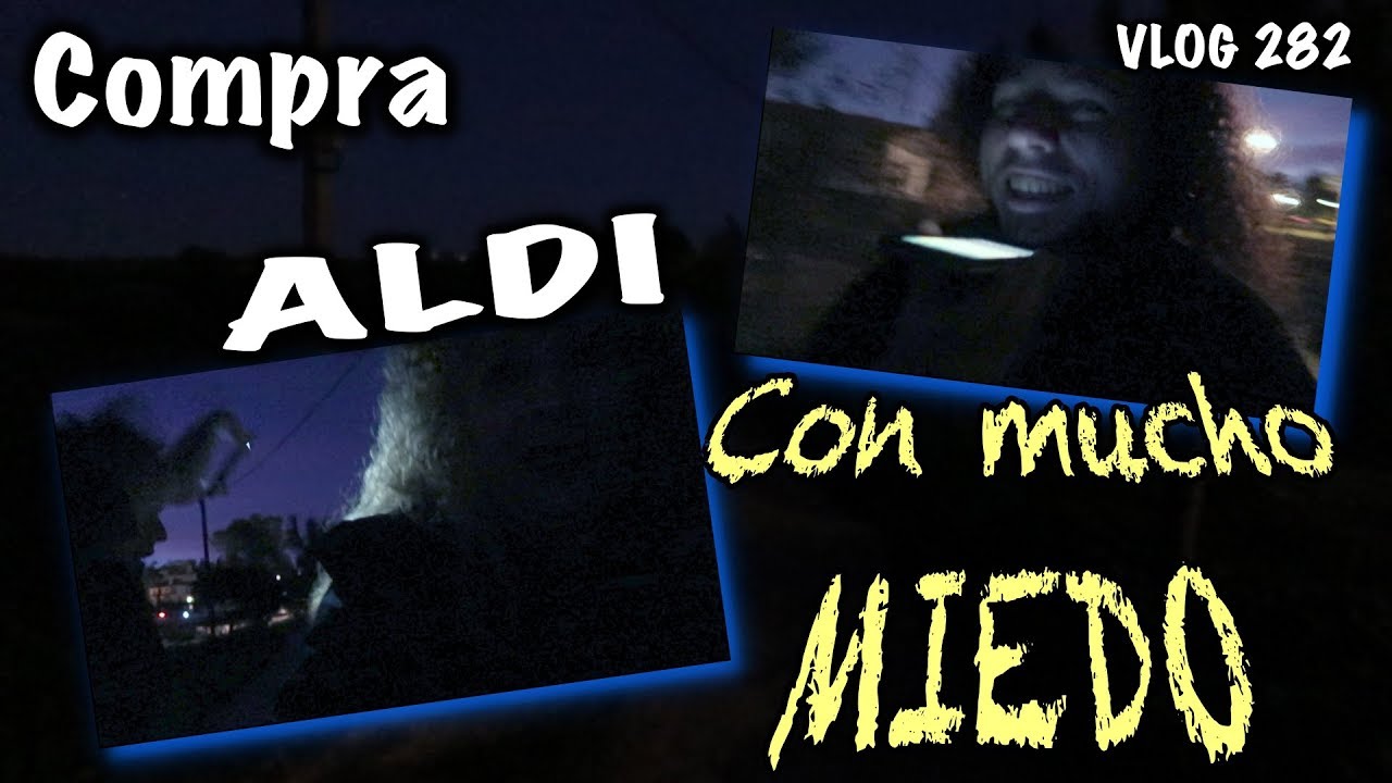 COMPRA ALDI, pase mucho miedo vlog 282 vlogs in spanish